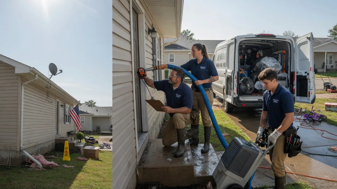 Ceiling Water Damage Restoration in Mendham, NJ near me